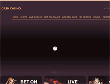 Tablet Screenshot of cashcasino.com
